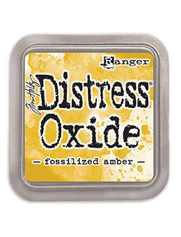 Ink: Tim Holtz Distress Oxides Ink Pad-Fossilized Amber