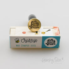 Load image into Gallery viewer, Crafting Tools: Honey Bee Stamps-Bee Creative | Wax Stamper | Rose
