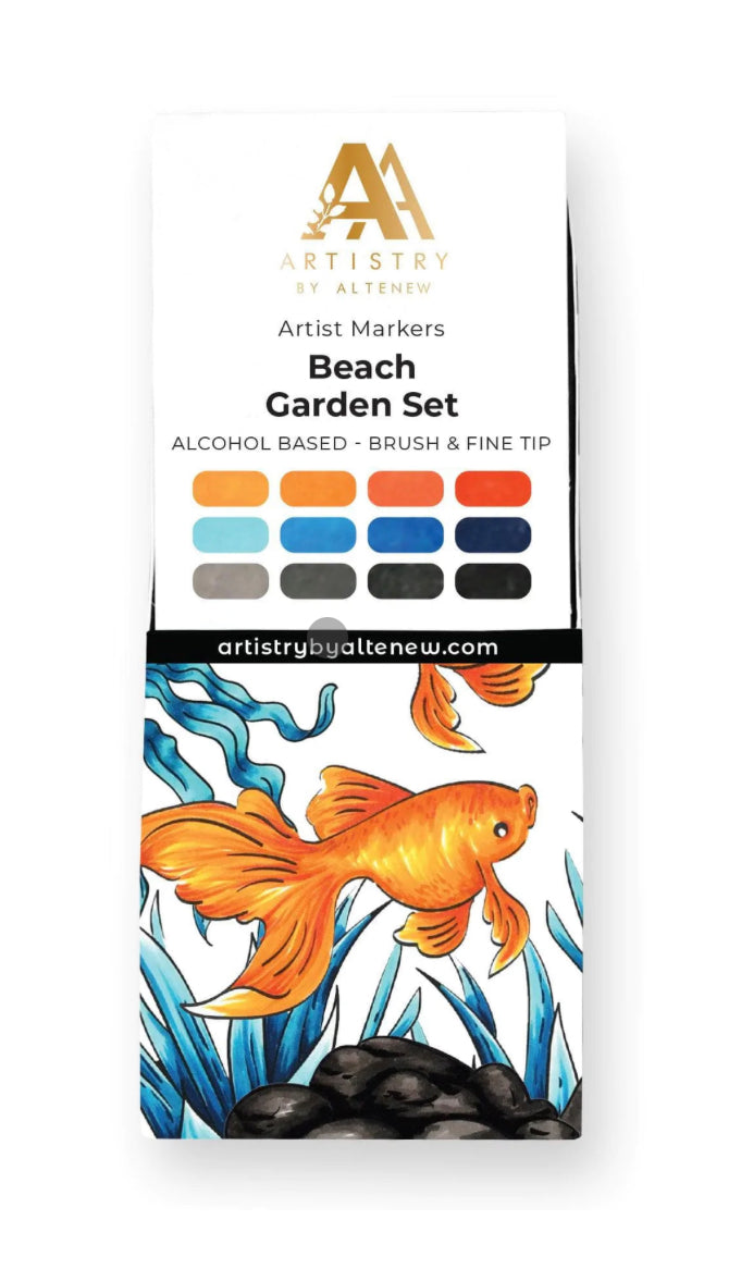 Coloring Tools: Altenew Beach Garden Artist Alcohol Markers Set K