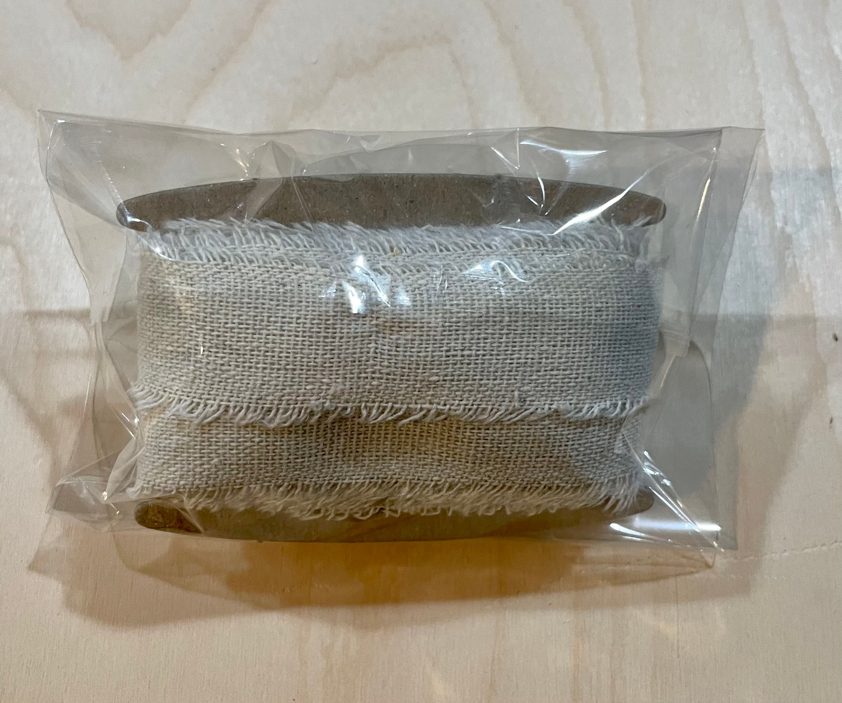 Ribbon: Purple Pinky Promises-1 Inch Frayed Edge Cotton Ribbon-ANTIQUE ...