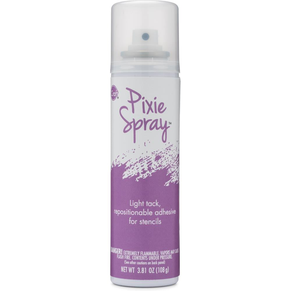 Spray Adhesive: iCraft Removable Pixie Spray For Stencils 3.8oz
