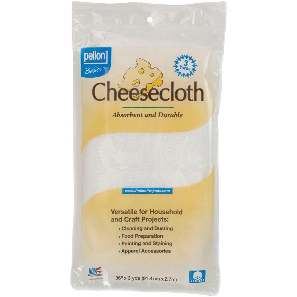Ribbon/Embellishments: Pellon Cheesecloth-White 36