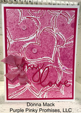 Load image into Gallery viewer, Stencils: Catherine Pooler-Scribbled Hearts Stencil
