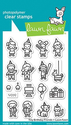 Stamps: Lawn Fawn-Tiny Birthday Friends