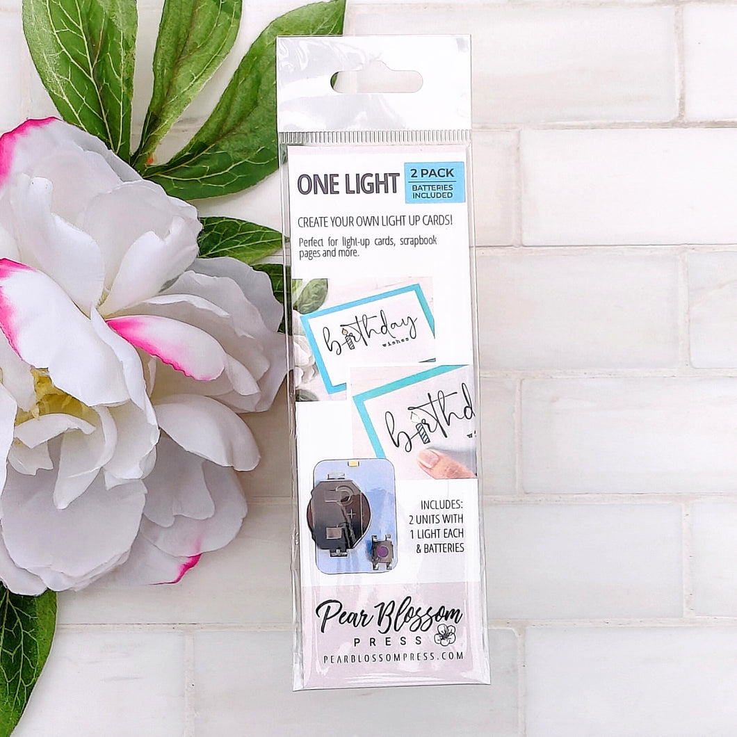 Light-Up Products: Pear  Blossom Press-One Light-2 Pack
