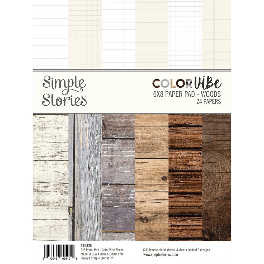 Paper: Simple Stories Color Vibe Double-Sided Paper Pad 6
