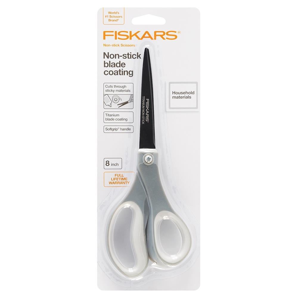 Crafting Tools: Fiskars Non-Stick Scissors (Titanium Blade Coating)