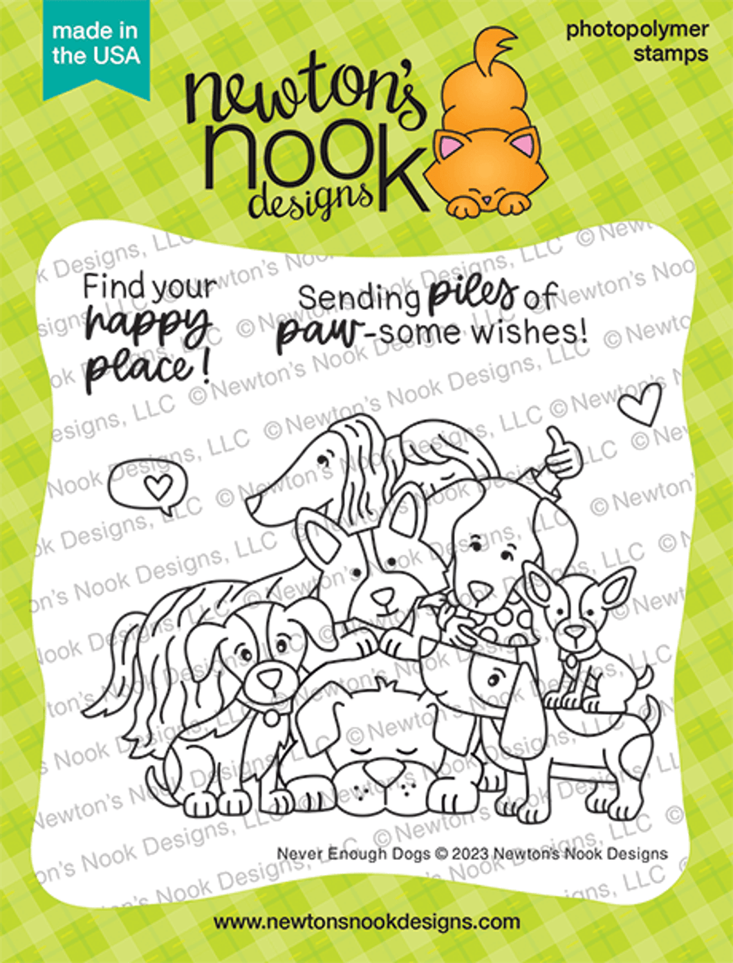 Stamps:Newton’s Nook-Never Enough Dogs