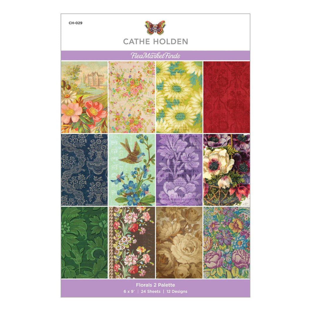 Specialty Paper: Spellbinders-FLORALS 2 PALETTE 6