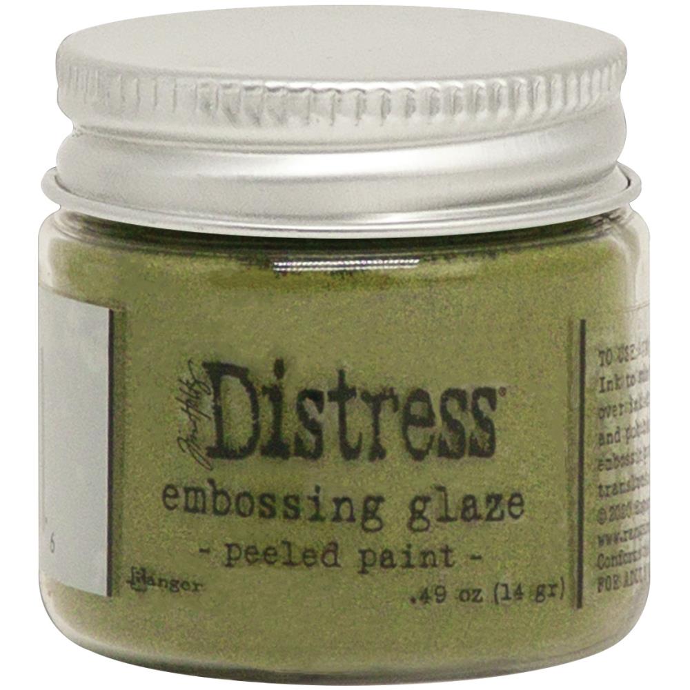 Mixed Media: Tim Holtz Distress Embossing Glaze-Peeled Paint