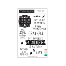 Load image into Gallery viewer, Stamps: Concord &amp; 9th-Autumn Hues Stamp Set
