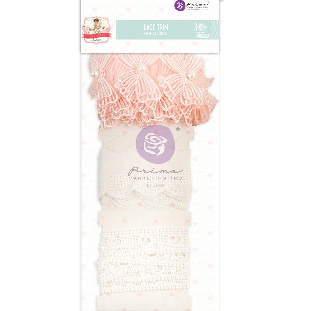 Prima Marketing Maulbeere Papierblumen – Set „All The Hearts/With Love“, Handgefertigte Kunstblumen