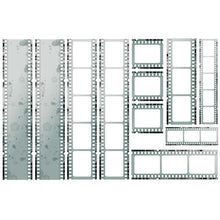 Load image into Gallery viewer, Embellishments: 49 and Market Color Swatch: Eucalyptus Acetate Filmstrips

