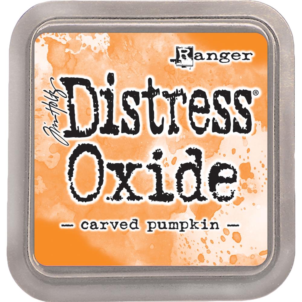 Ink: Tim Holtz Distress Oxide Ink Pad-Carved Pumpkin