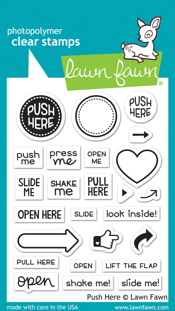 Stamps: Lawn Fawn-Push Here