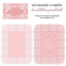 Load image into Gallery viewer, Dies: Honey Bee Stamps-Lace A2 Cover Plate | Honey Cuts
