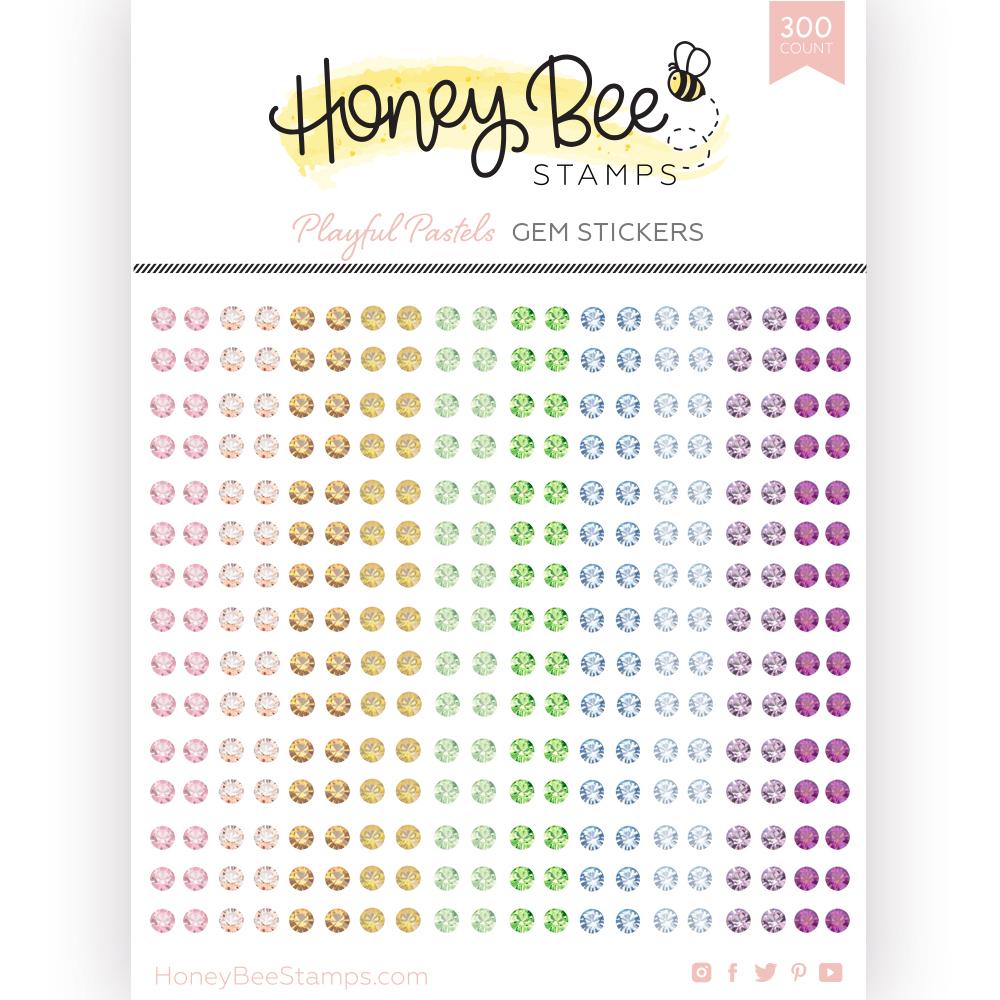 Embellishments: Gem Stickers-Playful Pastels