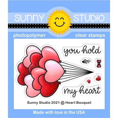 Dies: Sunny Studio Stamps-HEART BOUQUET STAMPS