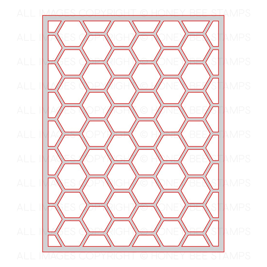 Dies: Honey Cuts Hexagon Cover Plate - Top