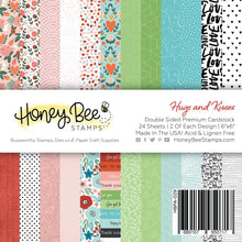 Load image into Gallery viewer, 6x6 Paper: Honey Bee Stamps-24 Double Sided Sheets | Hugs And Kisses

