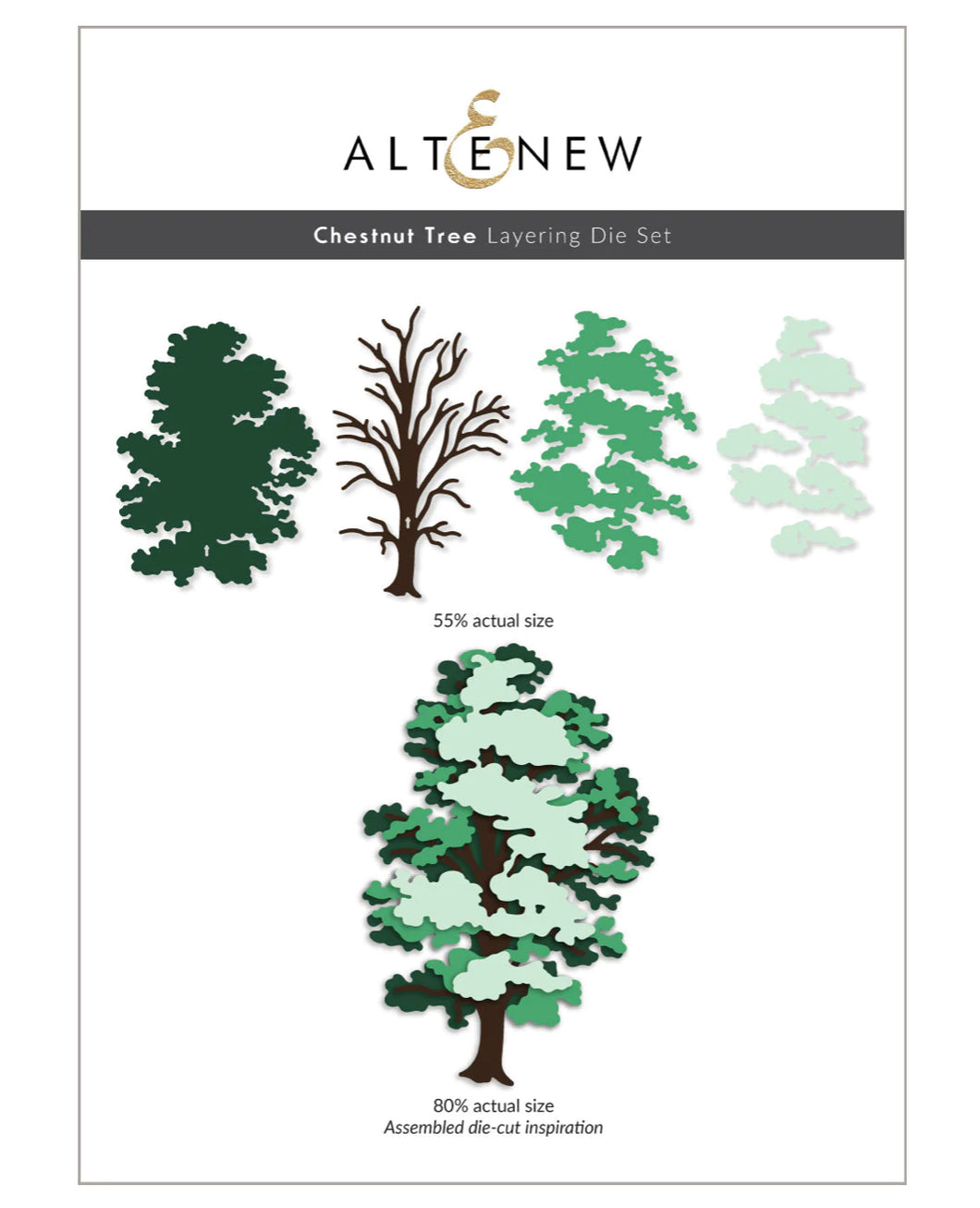 Dies: Altenew-Chestnut Tree Layering Die Set