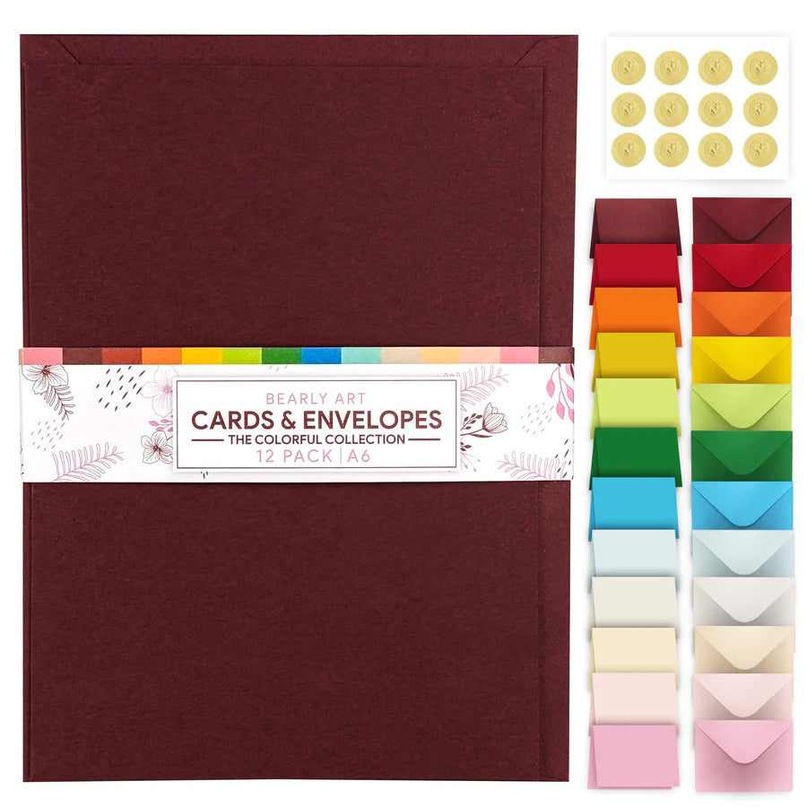 Card Bases & Envelopes: Bearly Art-Cards & Envelopes | Colorful Collection