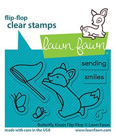 Stamps: Lawn Fawn-Butterfly Kisses-Flip Flop