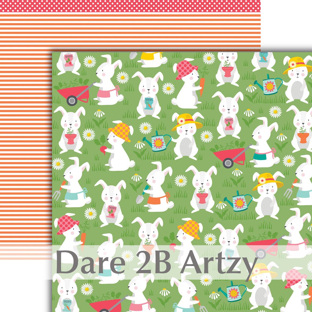 12x12 Paper: Dare 2B Artzy-Hop To It