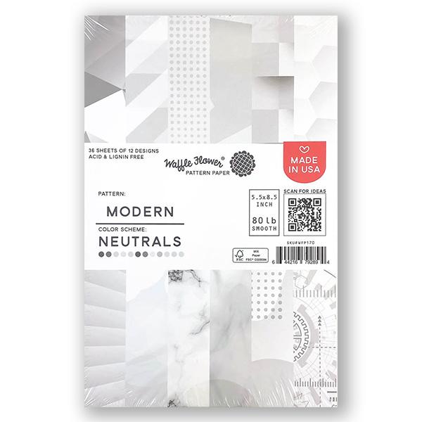 Paper: 5.5 x 8.5 paper-Modern Neutrals