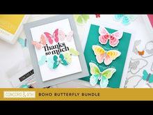Load and play video in Gallery viewer, Stencils: Concord &amp; 9th-Boho Butterfly Stencil Pack
