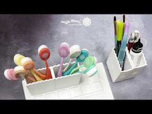 Load and play video in Gallery viewer, Crafting Tools: Waffle Flower Crafts-Brush Holder Duo
