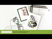 Load and play video in Gallery viewer, Stamps: Concord &amp; 9th- Plaid Turnabout™ Stamp
