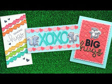 Load and play video in Gallery viewer, Dies: Lawn Fawn Valentine Hearts Border
