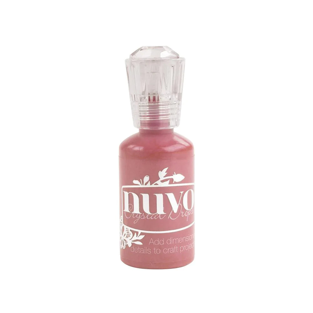 Embellishments: Nuvo Crystal Drops-Moroccan Red—1.1 oz